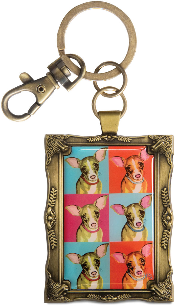Woofhol Chihuahua Key Chain