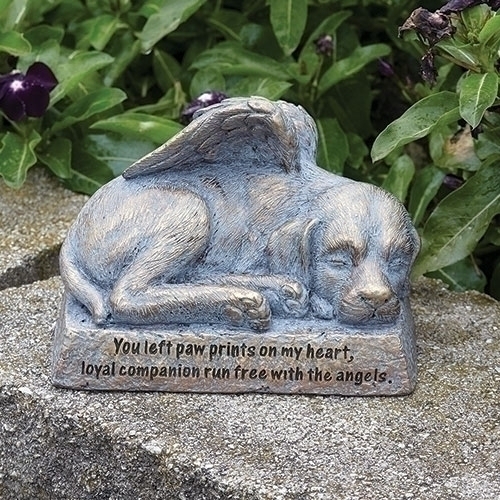 6"L DOG WITH WINGS STATUE