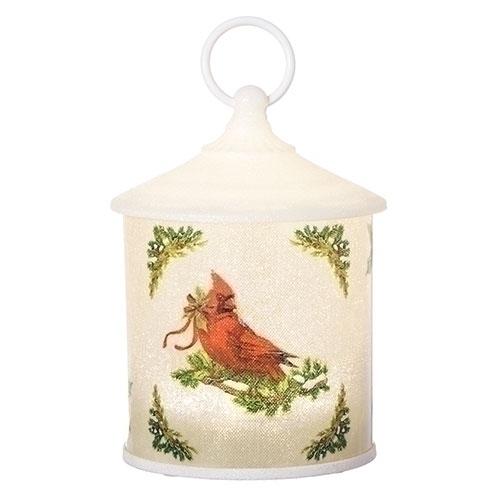 13017.5"LED CARDINAL SCENE LANTERN
