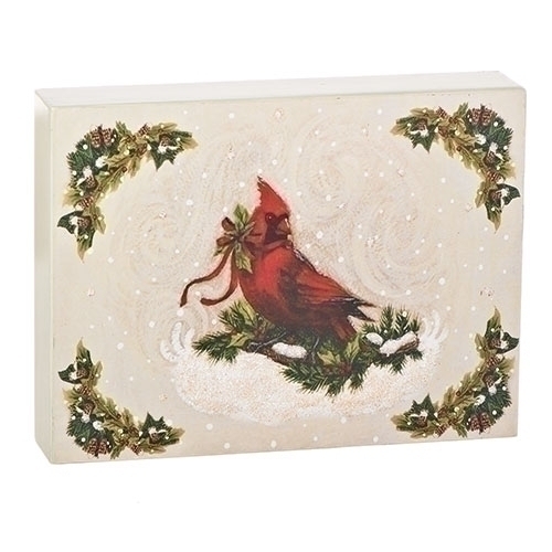 8"CARDINAL TABLETOP /WALL HANG PLAQUE