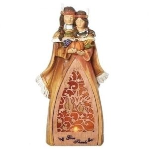 9.5"H LED AMERICAN INDIANS SET LASER CUT
