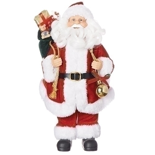 12" SANTA FIG IN RED SUIT STANDING