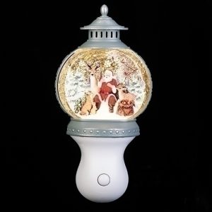 Christmas Scene Lantern Swirl Nightlight