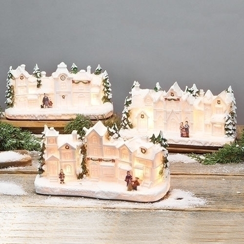 13" WHITE VINTAGE VILLAGE (sold separately)