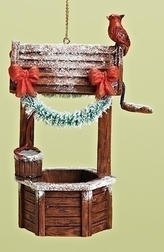 4"CHRISTMAS WISHING WELL ORN