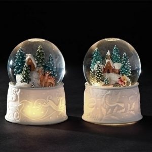 5.7"H MUSICAL LED DOMES 2 ASST (sold separately)