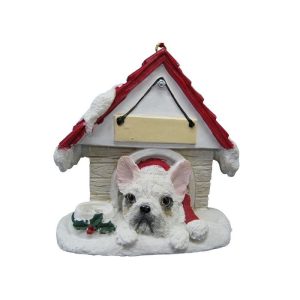 French Bulldog Doghouse Ornament