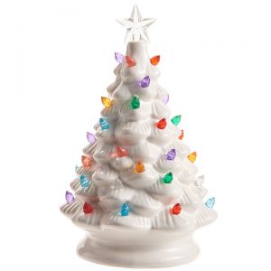 8" Lighted Christmas Tree