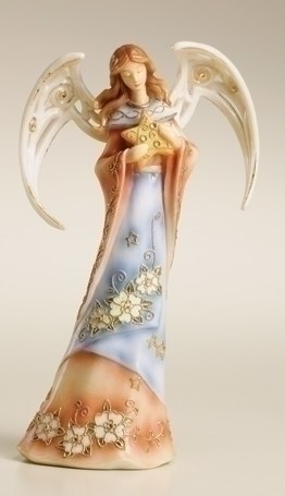 9" Cloisonne Angel with Star