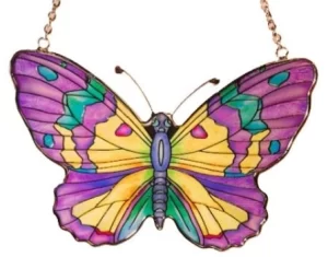 Amethyst - 6" X 4.5" Butterfly Suncatcher - PREORDER