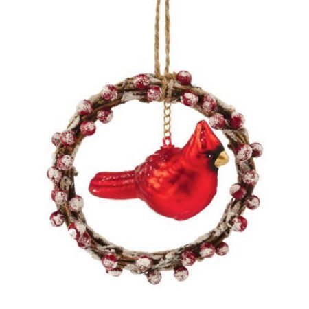 Cardinal Wreath Ornament
