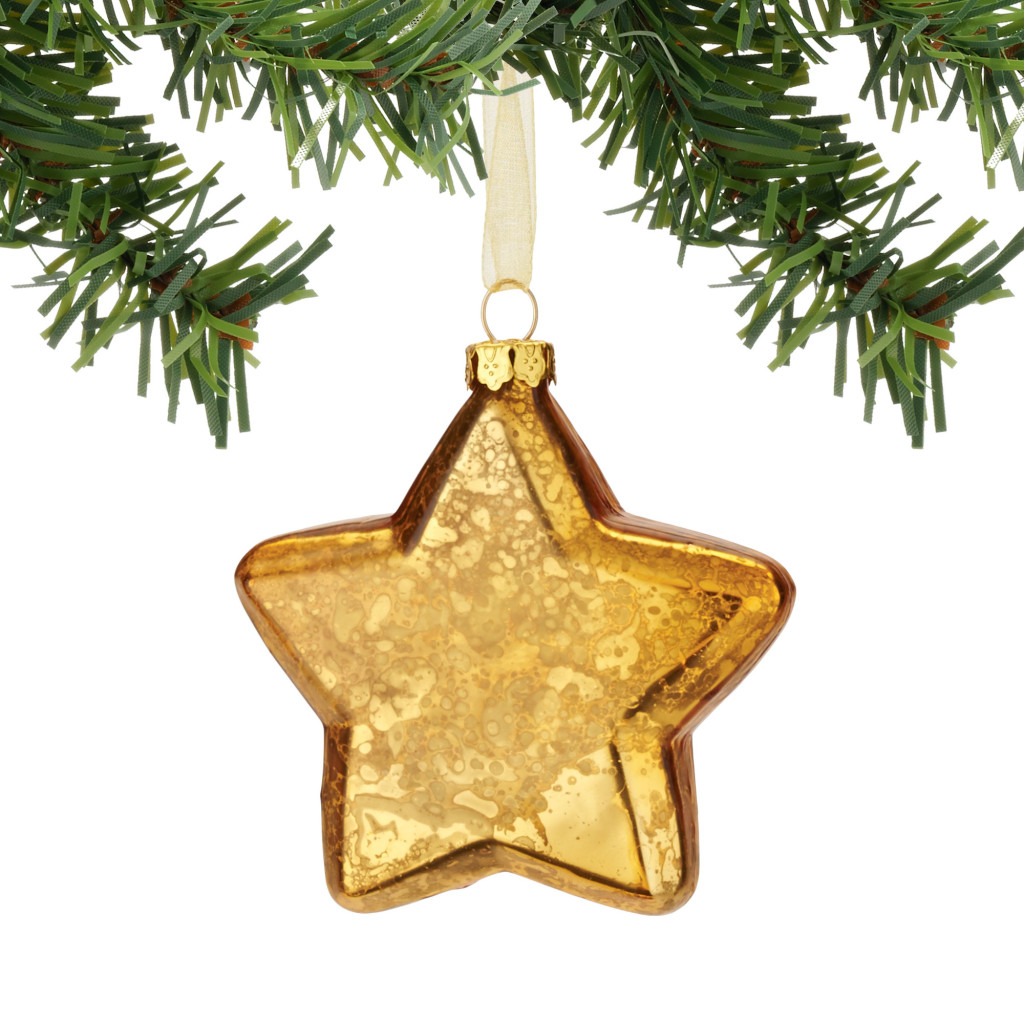 Gold Star Ornament