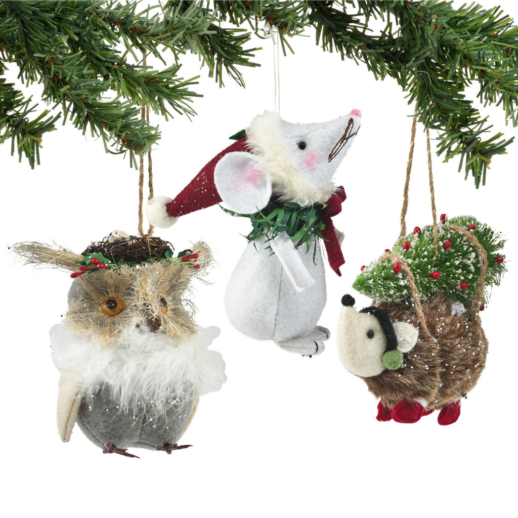 Animal Ornaments (sold separately)