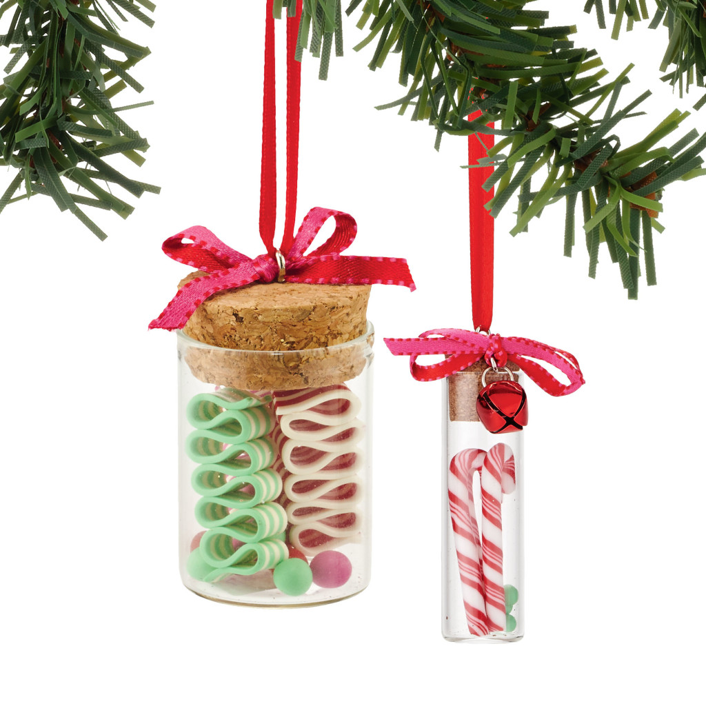 Candy Jar Ornament 2asst (sold individually)