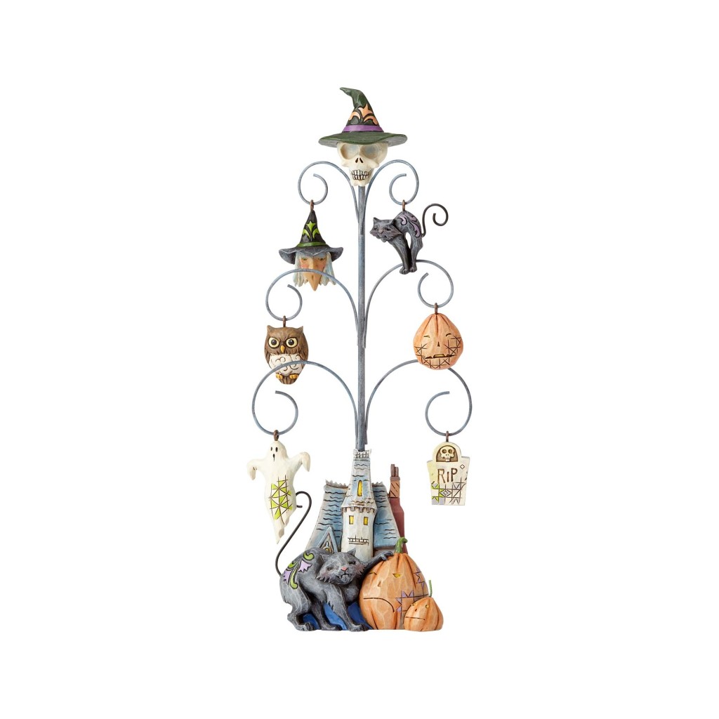 Halloween Tree with 6 Mini Ornaments