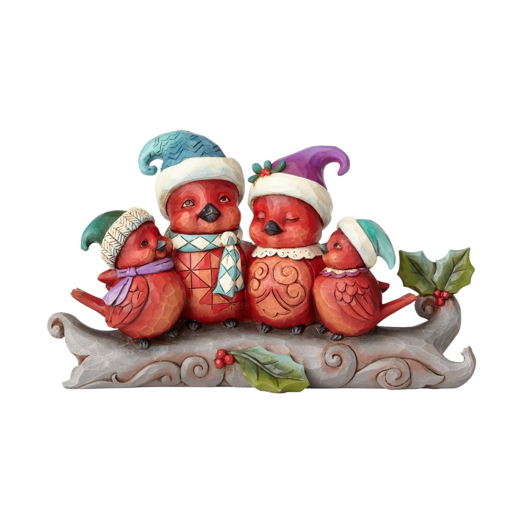 Cardinal Family on Branch