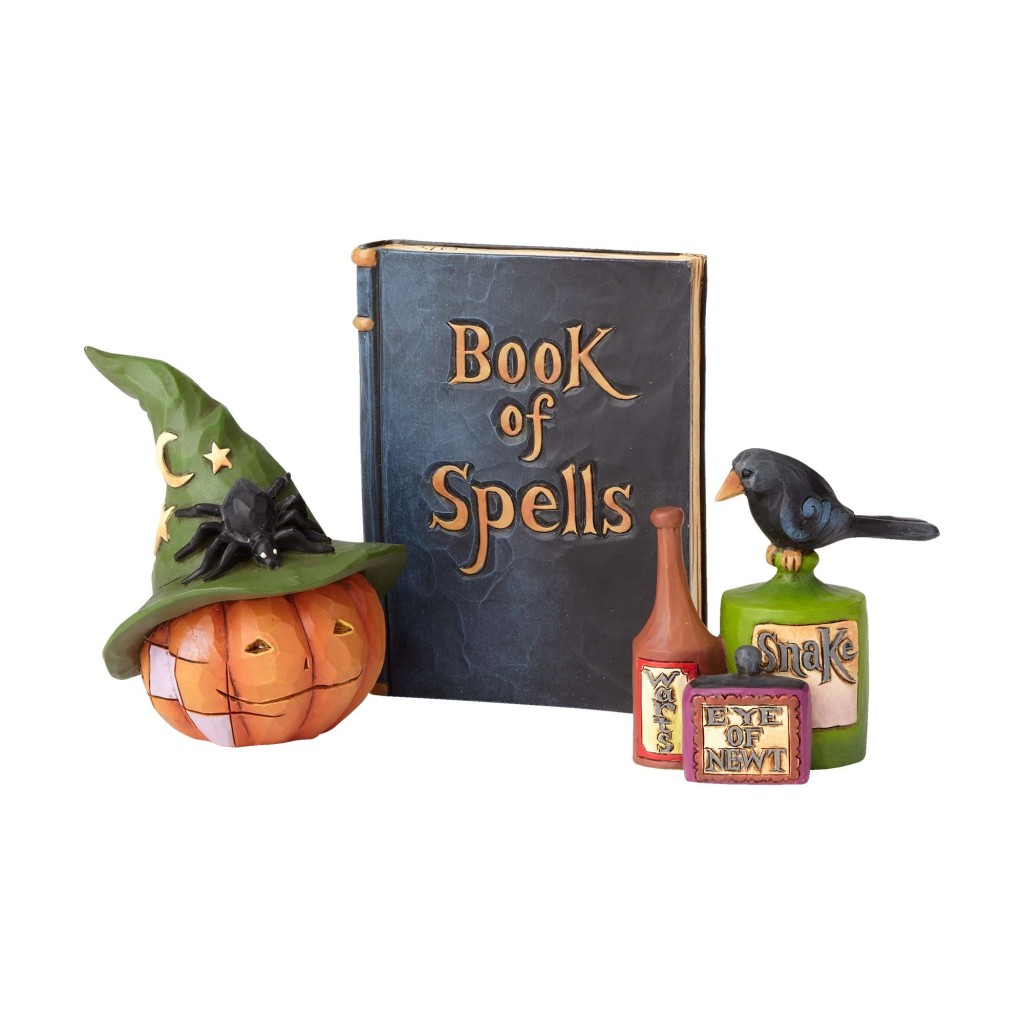 Pumpkin with Hat, Book and Potions