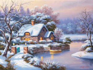 Frosty Winter Evening