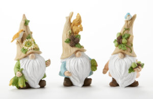 6.5" Resin Garden Gnome, 3 Asst (sold separately)