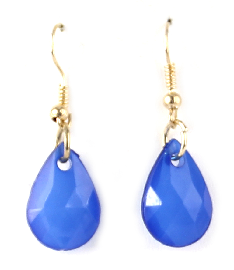 Small Bead Royal Blue Earrings