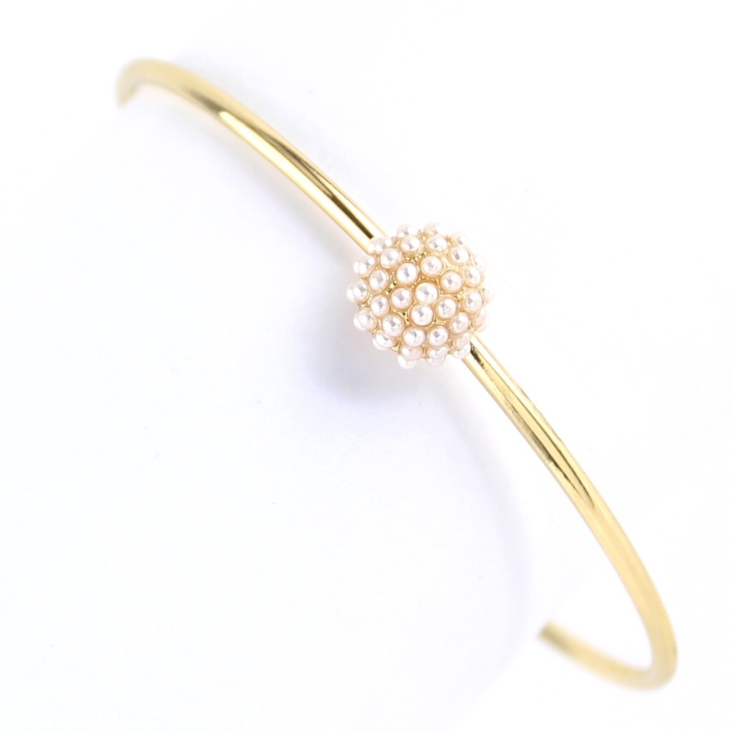Stackable Brass Cuff Charm Bracelet