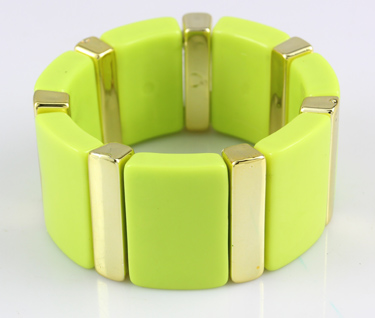 Yellow/Gold Stretch Bracelet