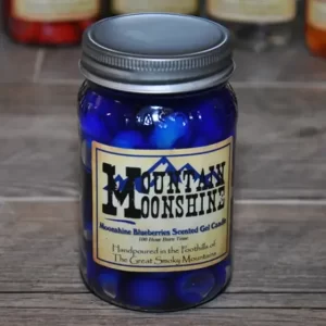 Moonshine Blueberries Gel Candle