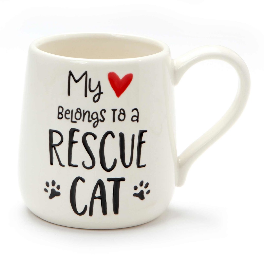 My Heart Belongs to a Rescue Cat Mug