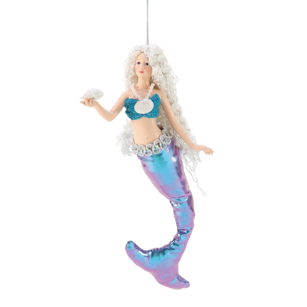 Iridescent Mermaid Ornament