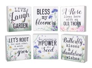 Wood Mini Tabletop Block Signs (sold separately)