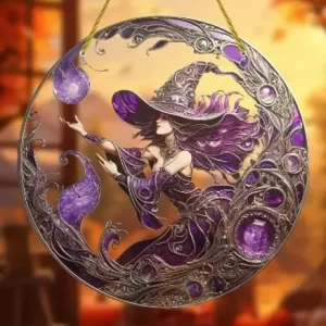 Purple Fairy Acrylic Suncatcher
