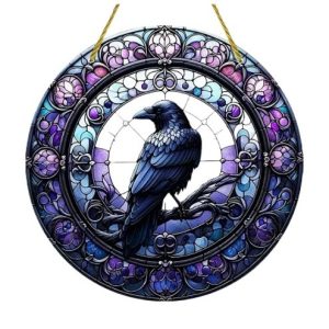 Raven Acrylic Suncatcher