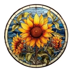 Sunflower Acrylic Suncatcher