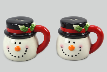 Snowman Salt & Pepper Shakers