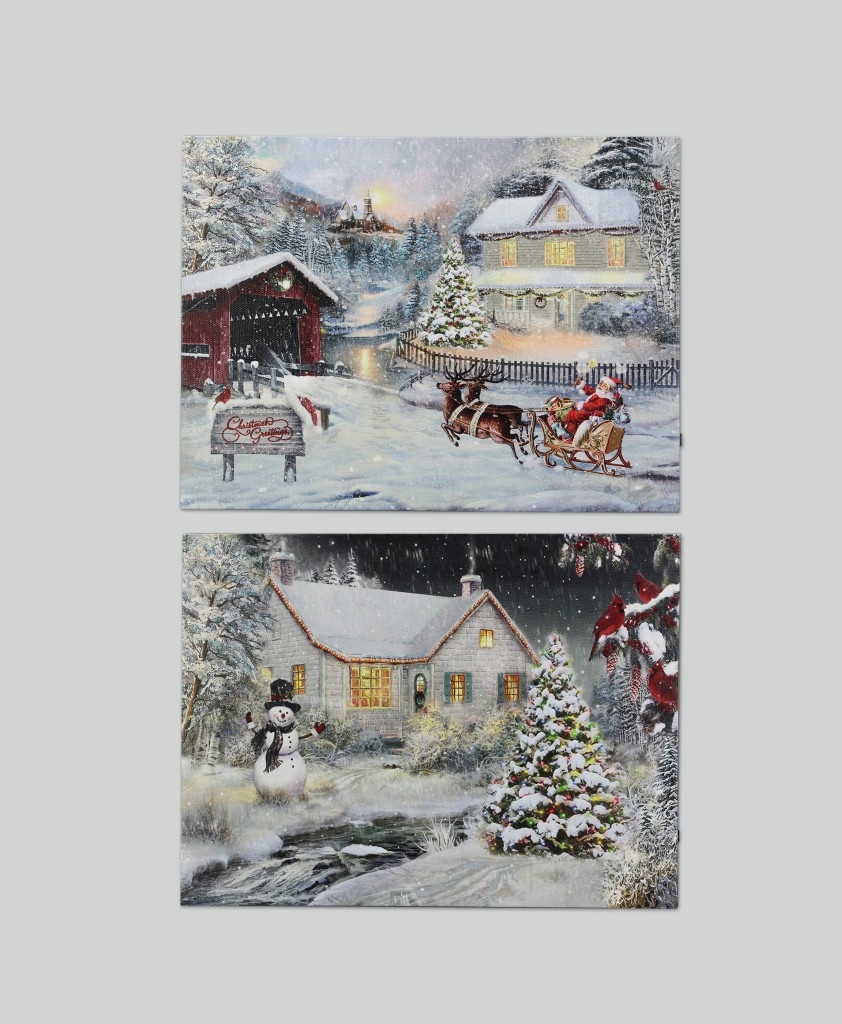 Lighted Winter Scene Canvas (sold separately)