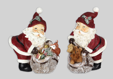 Resin Santa (sold separately)
