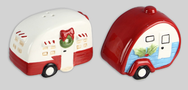 Camper Salt and Pepper Shakers