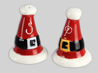 Santa Hat Salt & Pepper Set