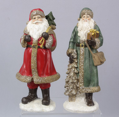Resin Santa 2 asst (sold separately)