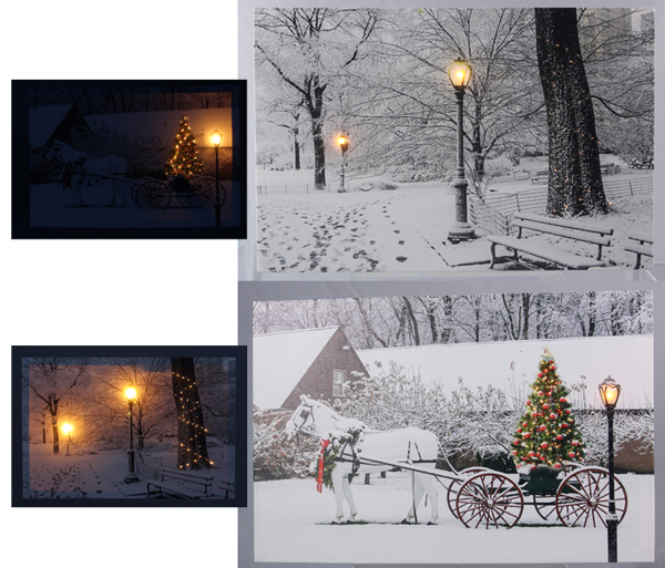 LED Winter Scene 2 Ast. (sold separately)
