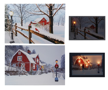 LED Winter Scene 2 Ast. (sold separately)
