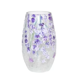 Wild Lilac LED Short Vase