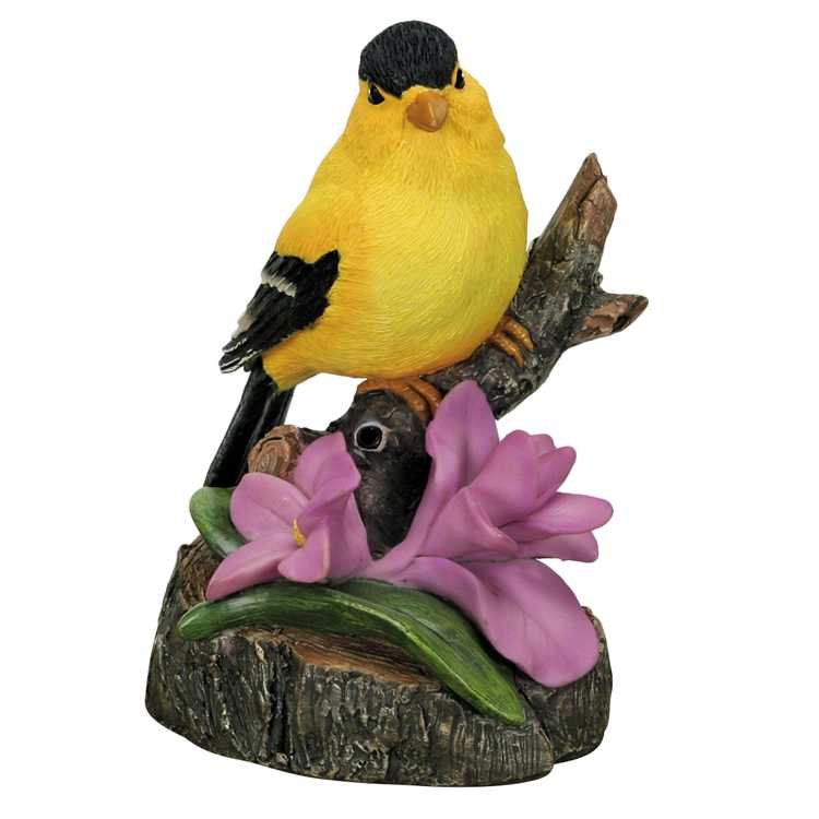 Yellow Finch Motion Activated Tweeter Sound