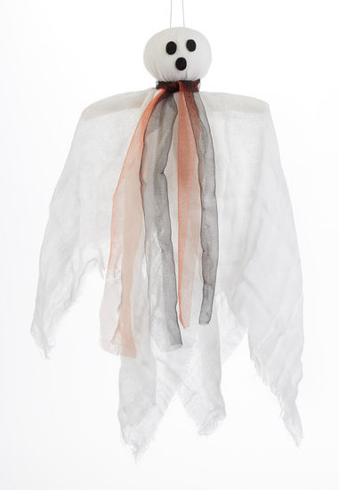 15" Hanging Gauze Ghost
