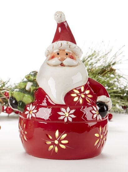 Porcelain LED Santa