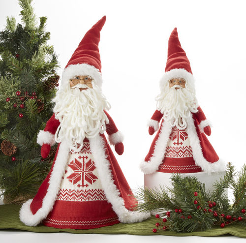 18.5" Santa with Red Coat and Glasses