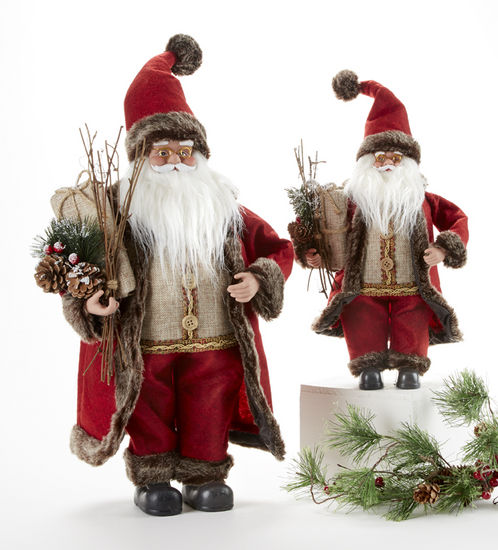 Santa in Long Red Coat (sold individually)