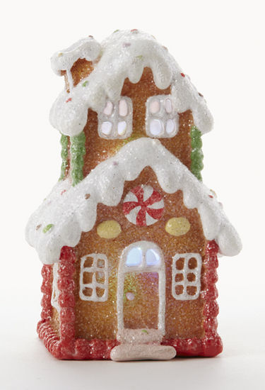 4.6 inch Resin LED Gingerbread House