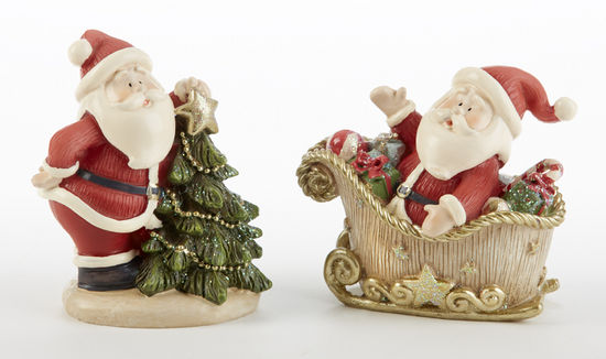 3.5" Resin Red Santa (sold separately)