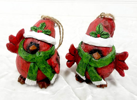 3.9" Resin Red Bird (sold separately)